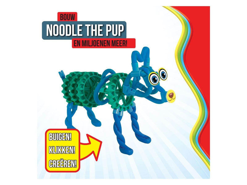 Clics - Spaghetteez Noodle The Pup Flexible Building Sticks 34 pcs.