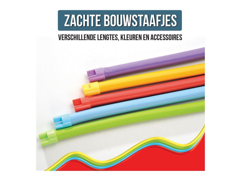 Clics - Spaghetteez Noodle The Pup Flexible Building Sticks 34 pcs.