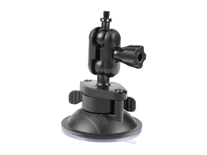 Puluz 1/4 inch Magic Arm Suction Cup Mount - Black