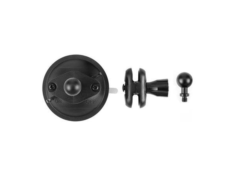Puluz 1/4 inch Magic Arm Suction Cup Mount - Black