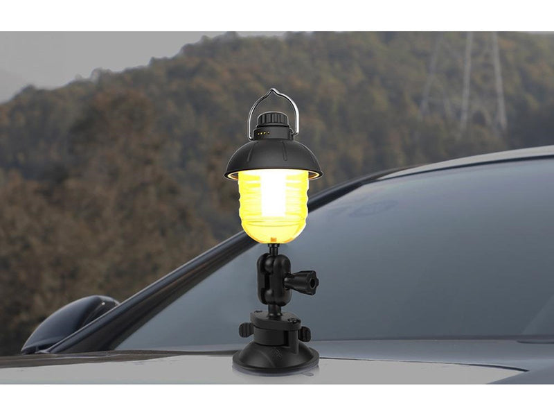 Puluz 1/4 inch Magic Arm Suction Cup Mount - Black