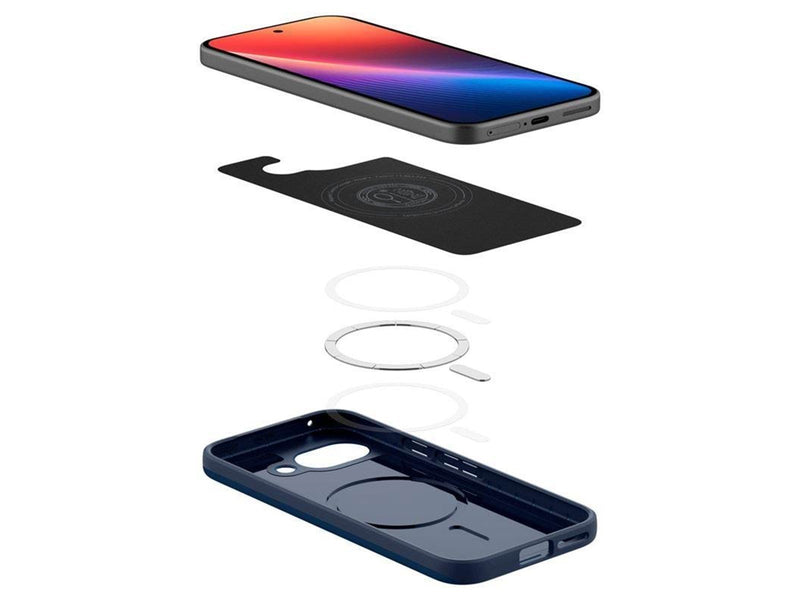 Spigen Thin Fit MagSafe navy blue - Google Pixel 9a