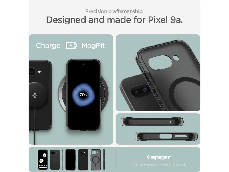 Spigen Ultra Hybrid MagSafe frost black - Google Pixel 9a