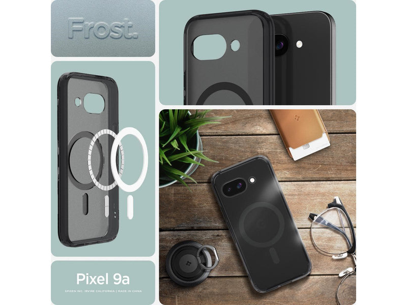 Spigen Ultra Hybrid MagSafe frost black - Google Pixel 9a