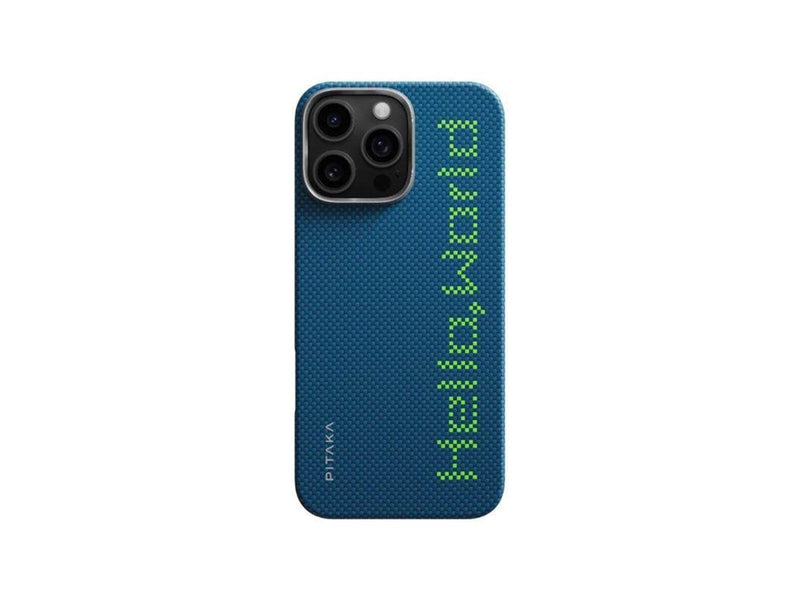 PITAKA Tactile Woven Case Hello World - iPhone 16 Pro