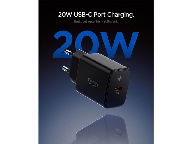 Spigen Essential 20W Wall Charger EE201EU - Black