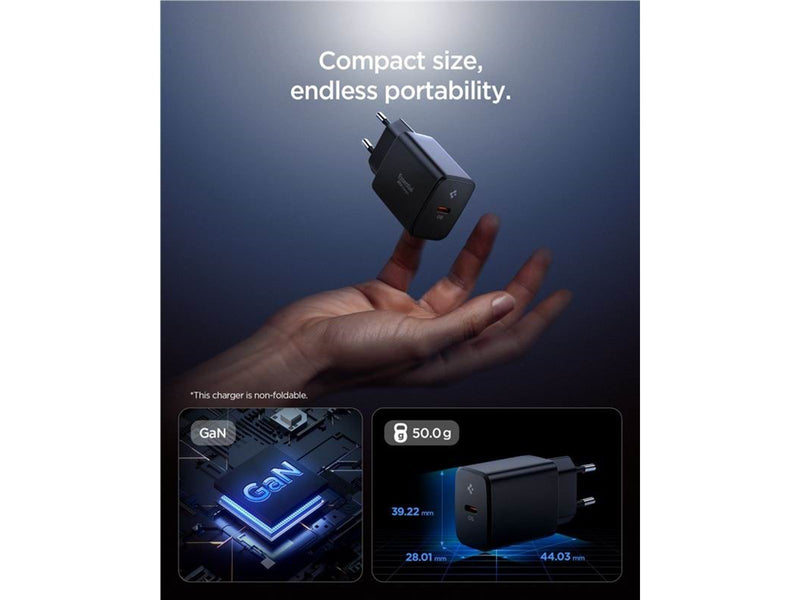 Spigen Essential 20W Wall Charger EE201EU - Black
