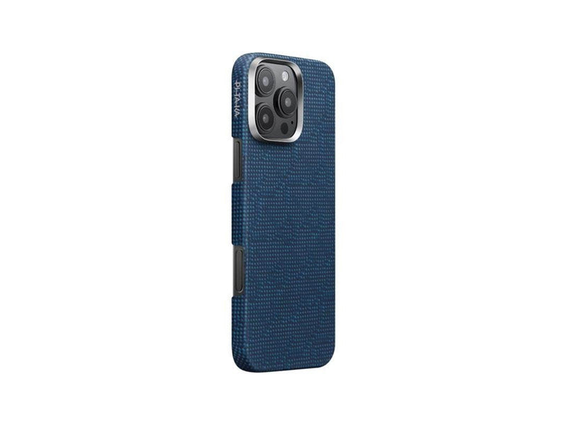 PITAKA Tactile Woven Case PTK Dark Blue - iPhone 16 Pro