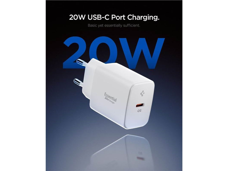 Spigen Essential 20W Wall Charger EE201EU - White