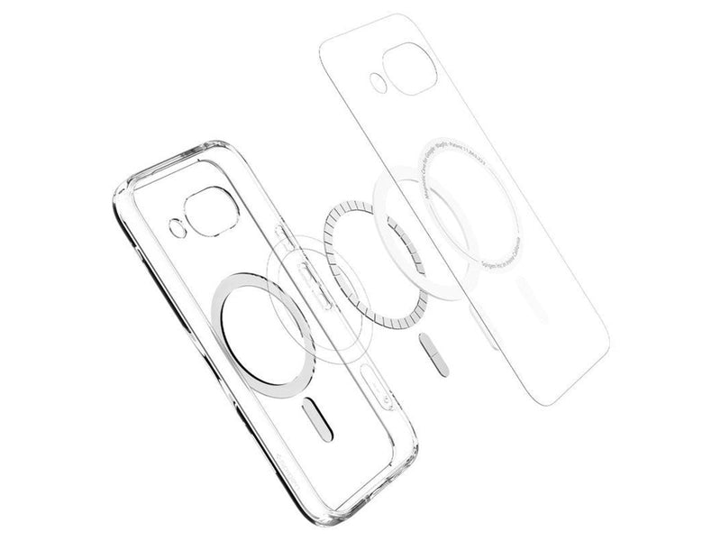 Spigen Ultra Hybrid MagSafe clear white - Google Pixel 9a