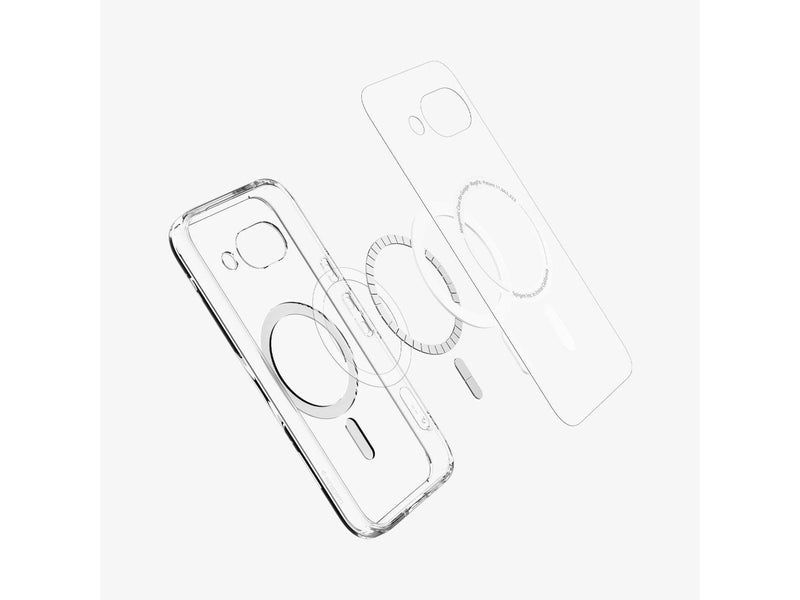 Spigen Ultra Hybrid MagSafe clear white - Google Pixel 9a