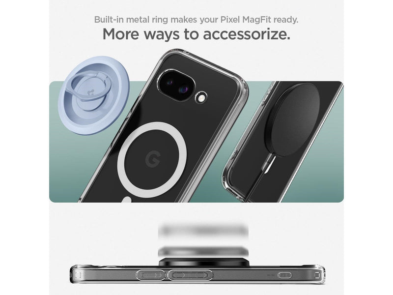 Spigen Ultra Hybrid MagSafe clear white - Google Pixel 9a