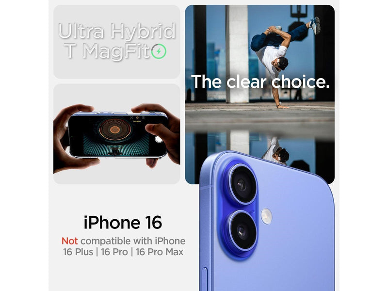 Spigen Ultra Hybrid T MagSafe - White - iPhone 16
