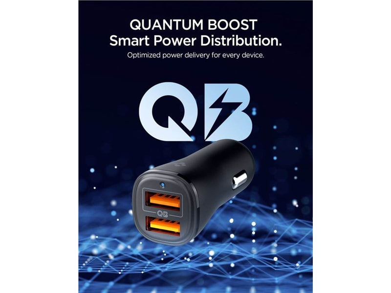Spigen Essential 30W Car Charger EV302 - Black