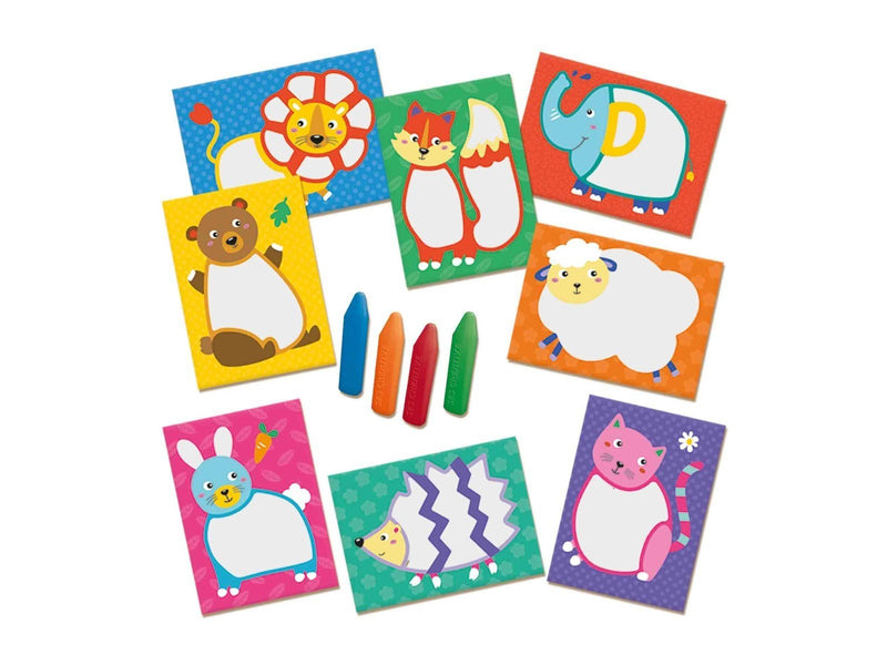 SES Creative My First Crayons - Animal cards