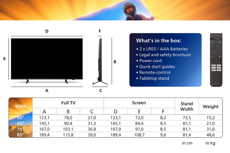 Philips 85PML9009/12 4K Ultra HD Smart-TV 2,16 m (85')