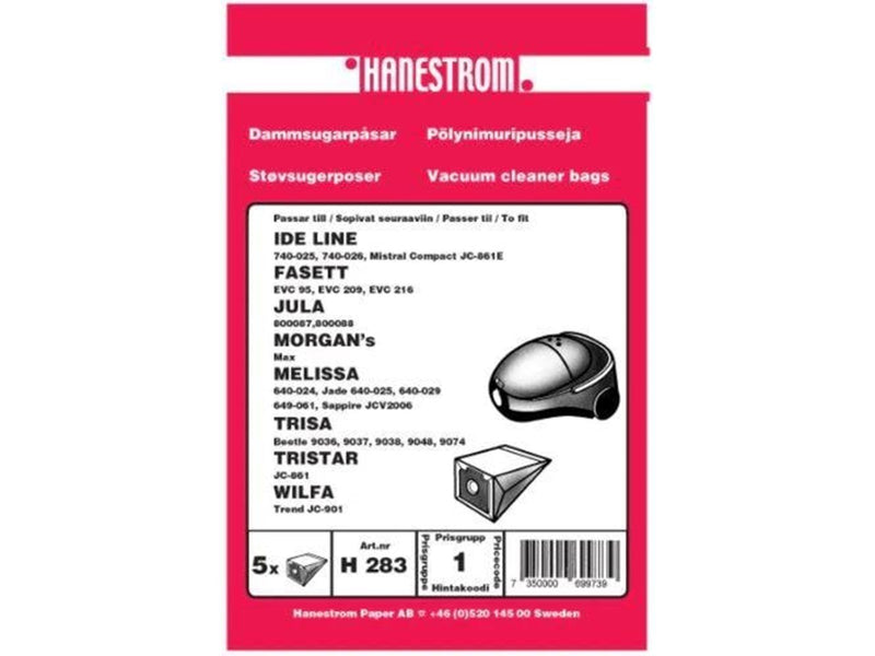 hanestroem Vacuum Cleaner Bags - 5 pcs