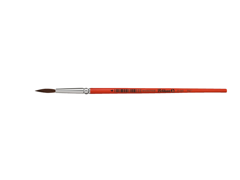 Pelikan Schulmalpinsel Pinsel S23 4/6/8 auf Blister, Feinhaarmischung,