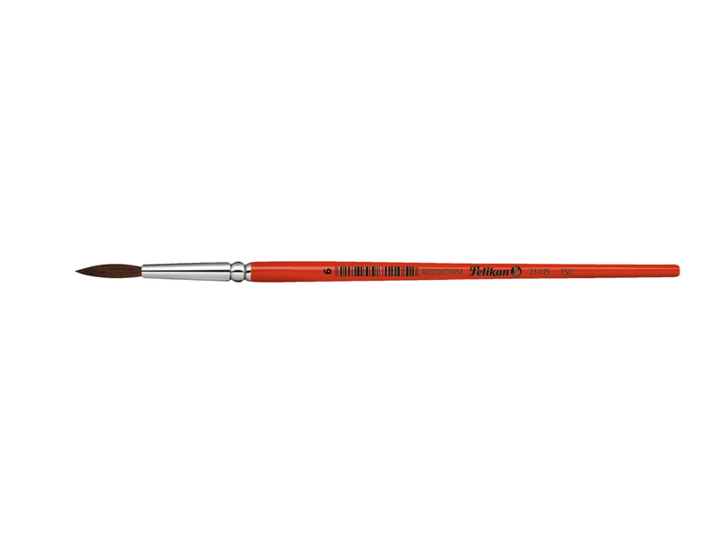 Pelikan Schulmalpinsel Pinsel S23 4/6/8 auf Blister, Feinhaarmischung,