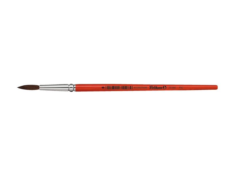 Pelikan Schulmalpinsel Pinsel S23 4/6/8 auf Blister, Feinhaarmischung,