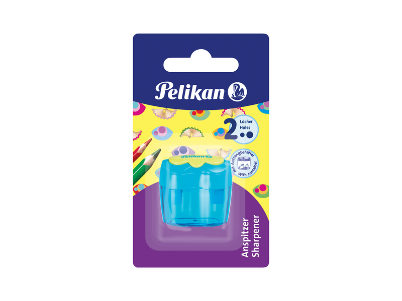 Pelikan Doppeldosenanspitzer Flower, 39mm bis 96mm, 40 x 48 x 40 mm, 1 Stück auf Blister