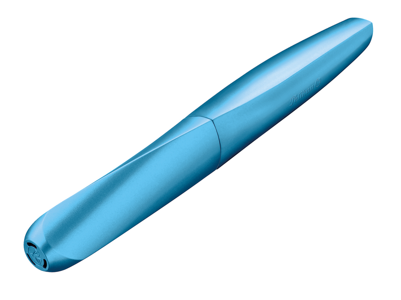 Pelikan Twist® Tintenroller für Rechts- und Linkshänder, Frosted Blue