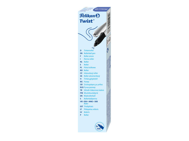 Pelikan Tintenroller R457, silber, Faltschachtel mit 1 Gerät inkl. TP