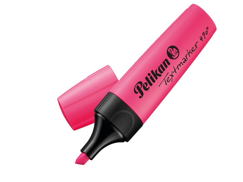 Pelikan Textmarker 490®, Set aus 4 Neon-Farben im Etui