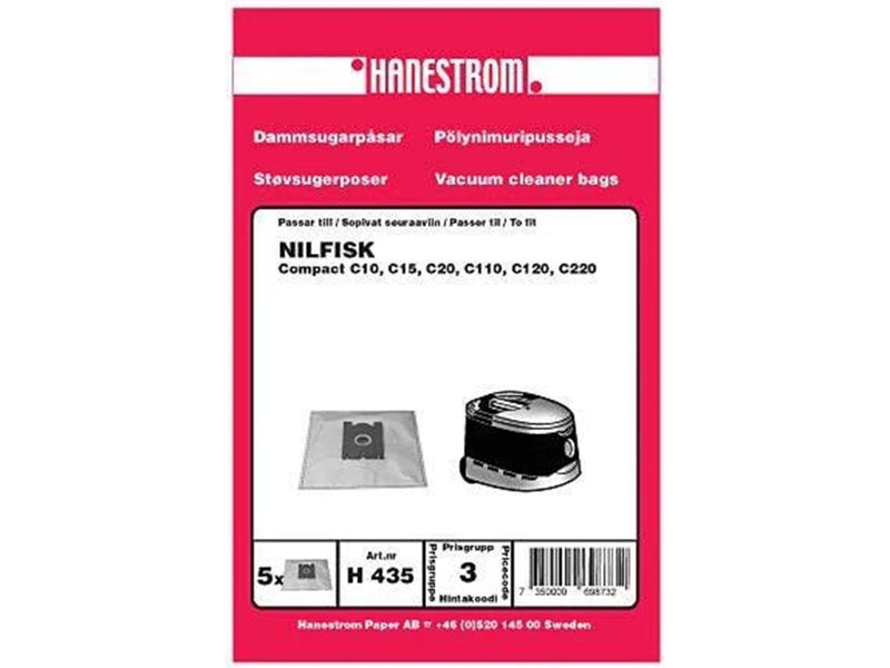 hanestroem Vacuum Cleaner Bags - 5 pcs
