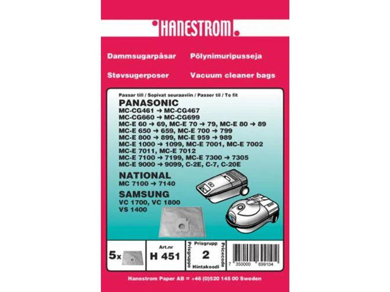 hanestroem Vacuum Cleaner Bags - 5 pcs