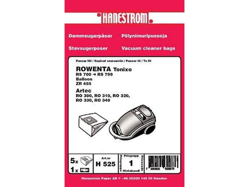 hanestroem Vacuum Cleaner Bags - 5 pcs