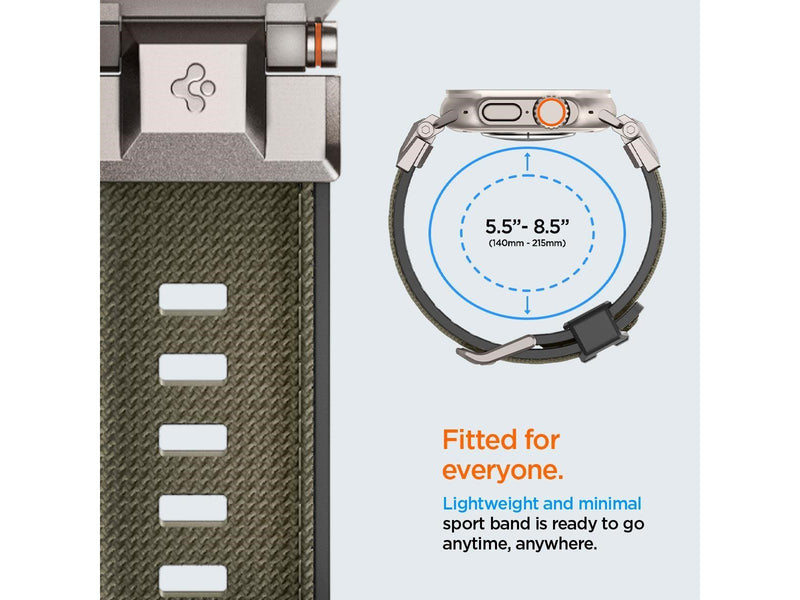Spigen DuraPro Armor military green - Apple Watch 49mm/46mm/45mm/44mm