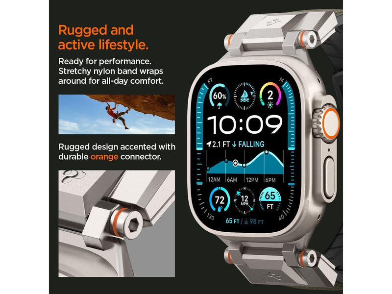 Spigen DuraPro Armor military green - Apple Watch 49mm/46mm/45mm/44mm