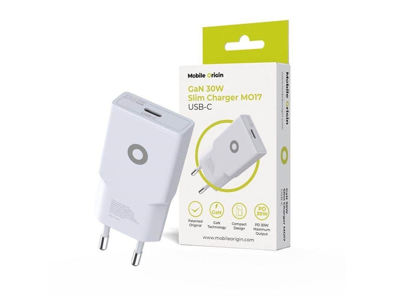 Mobile Origin GaN 30W Slim Charger MO17 - USB-C