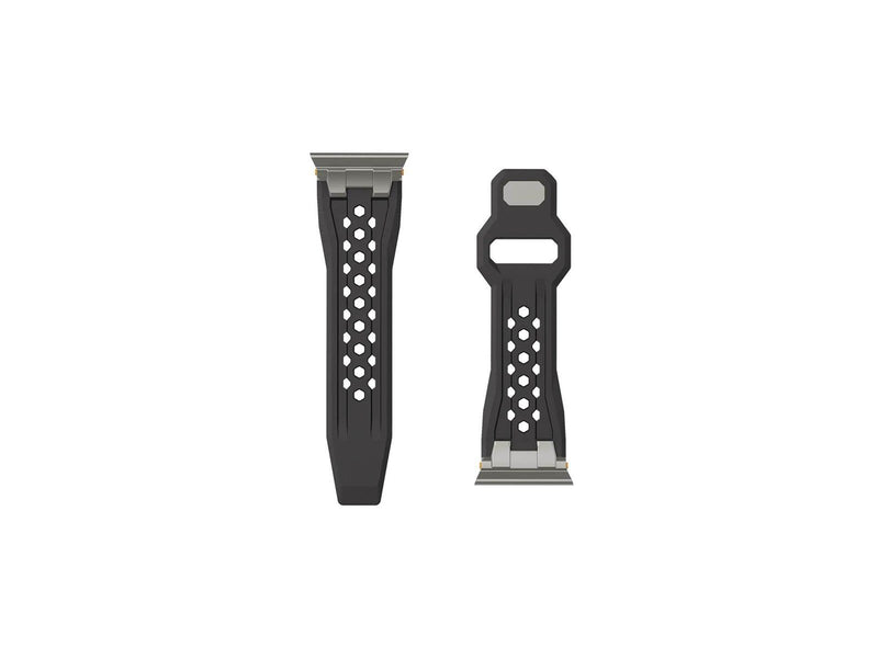 UAG Monarch Strap black/titanium - Apple Watch 49mm/46mm/45mm/44mm/42mm