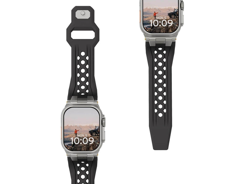 UAG Monarch Strap black/titanium - Apple Watch 49mm/46mm/45mm/44mm/42mm
