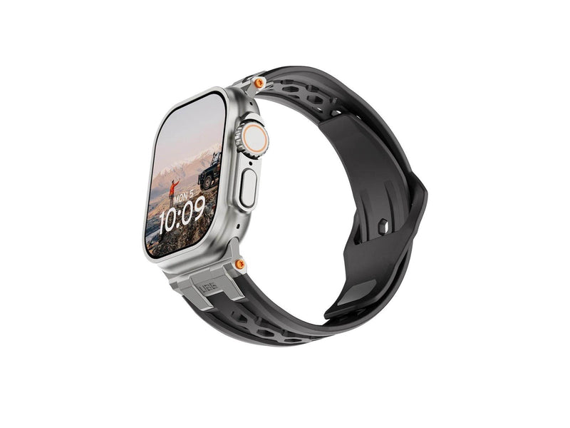 UAG Monarch Strap black/titanium - Apple Watch 49mm/46mm/45mm/44mm/42mm