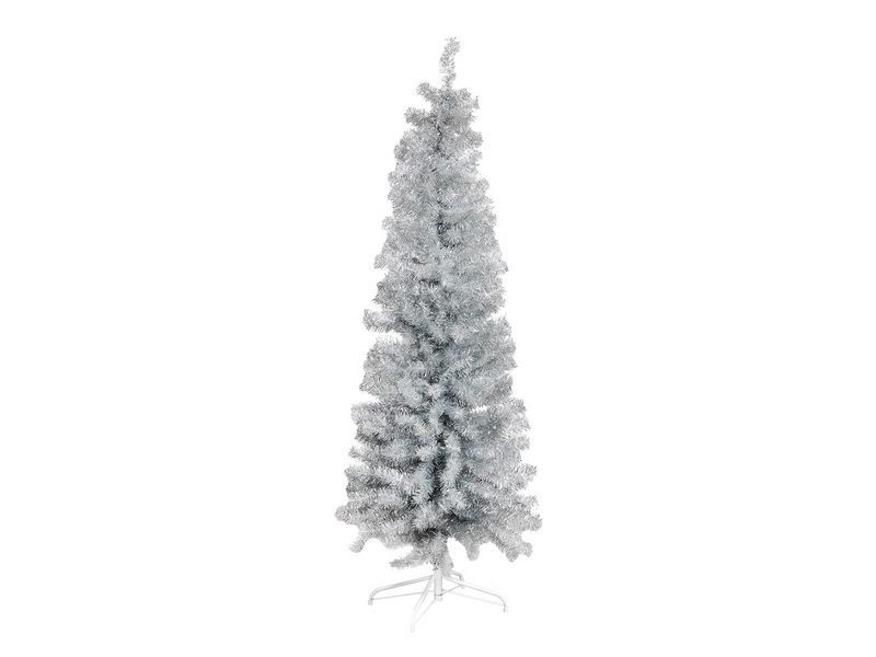 NORDIC WINTER Christmas tree artificial PVC - 180 x 68 cm - "BLING" Class C - Silver