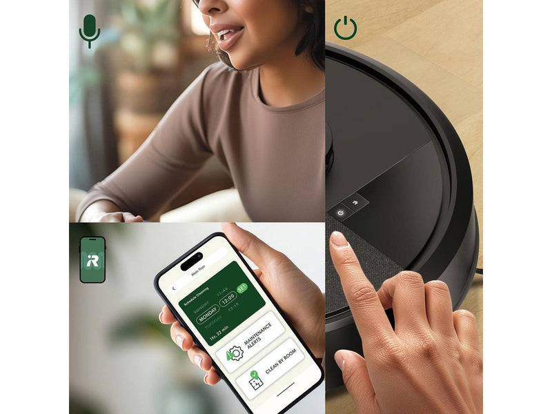 iRobot Roboter Staubsauger Roomba Combo 105 Saugroboter - Schwarz