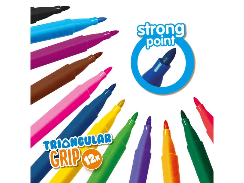 SES Creative Colour by Numbers - Triangular Pens