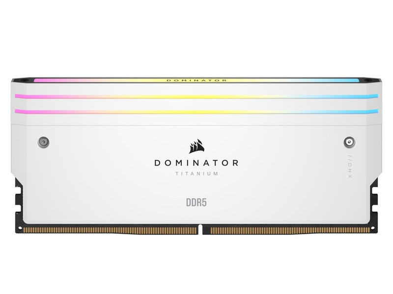 Corsair Dominator Titanium DDR5-6000 - 32GB - CL30 - Dual Channel (2 pcs) - AMD EXPO & Intel XMP - Weiß mit RGB