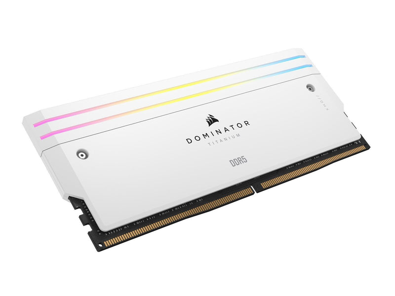 Corsair Dominator Titanium DDR5-6000 - 32GB - CL30 - Dual Channel (2 pcs) - AMD EXPO & Intel XMP - Weiß mit RGB