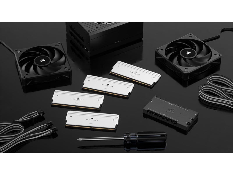 Corsair Dominator Titanium DDR5-6000 - 32GB - CL30 - Dual Channel (2 pcs) - AMD EXPO & Intel XMP - Weiß mit RGB