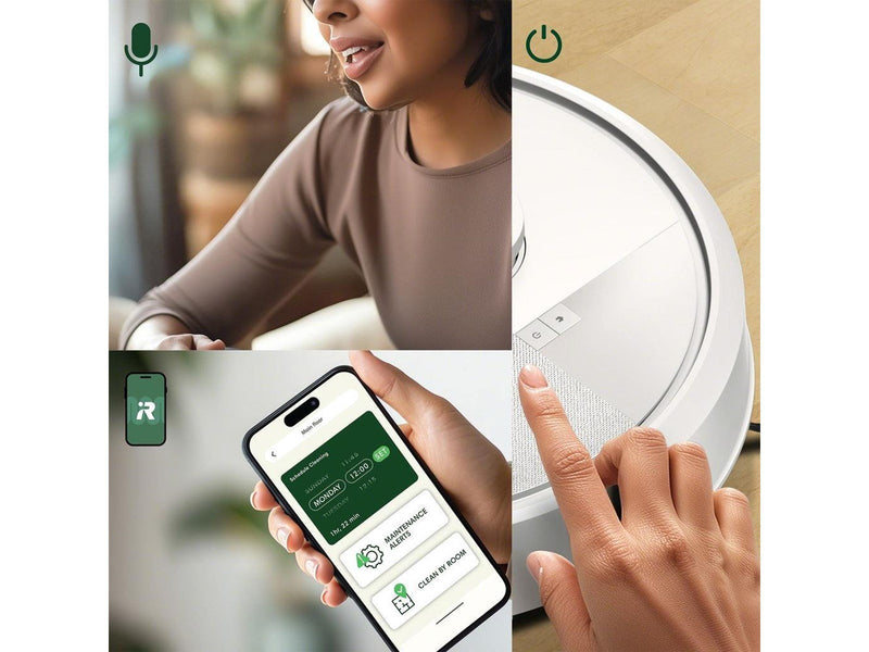 iRobot Roboter Staubsauger Roomba Combo 105 Saugroboter – Weiß