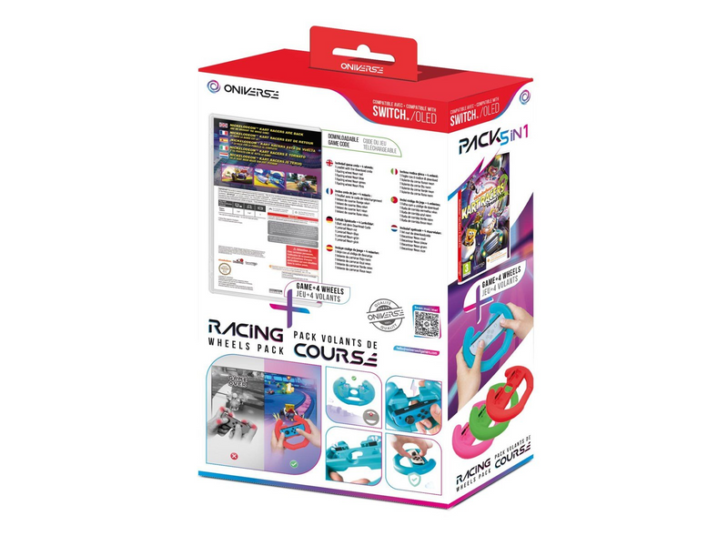 Oniverse Nickelodeon Kart Racers 2: Grand Prix Wheels Bundle - Wheel - Nintendo Switch