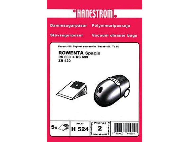 hanestroem Vacuum Cleaner Bags - 5 pcs