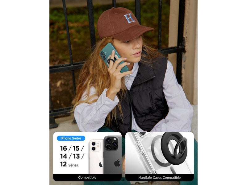 Spigen Nano Pop MagSafe Phone Holder black sesame