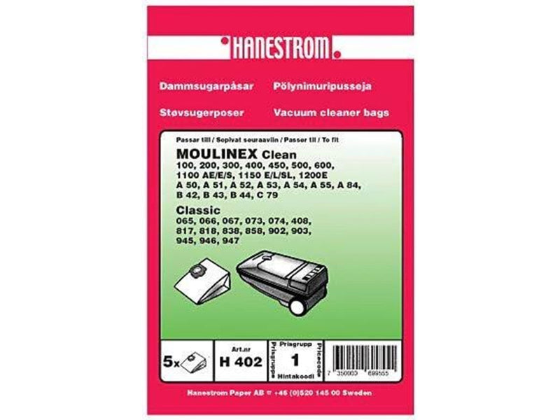 hanestroem Vacuum Cleaner Bags - 5 pcs