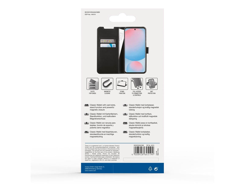 Vivanco Classic Wallet Samsung Galaxy A56/A36 Black