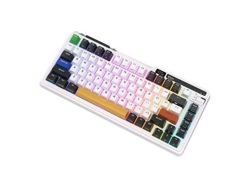 Royal Kludge Wireless mechanical K75 Pro RGB Moment Switch - Tastaturen - Weiss